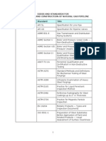 Codes and Standard for Design and Cosntruction