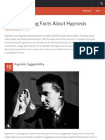 10 Mesmerizing Facts About Hypnosis - Listverse PDF