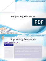 5. Supporting Sentences