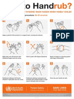 How To Handrub Poster 1