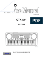 Casio CTK541 Service Manual