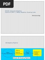 Raster Graphics Drawing Lines