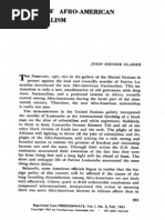 The New Afro-American Nationalism • by Dr. John Henrik Clarke