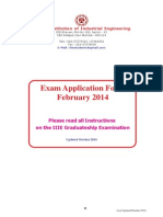 February 2014 Exam Form
