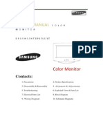 Service Manual: Color Monitor