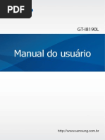 Manual do usuário Samsung GT-I8190L