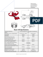 Skycar 400 Specifications Sheet