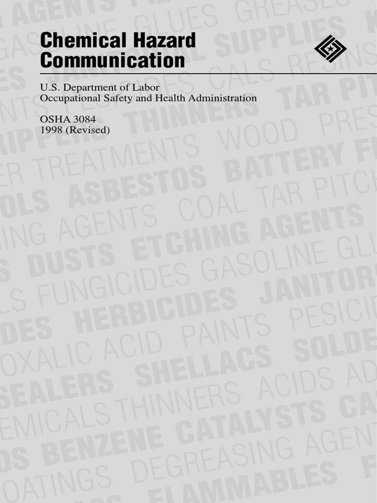 OSHA Hazard Communication Overview | PDF | Occupational Safety And ...