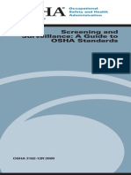 OSHA 3162 - Screening and Surveillance