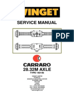 Carraro 28.32m Front Axle 140146 Repair Manual