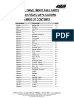 Carraro Drive Axle Main Catalog