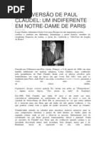 A CONVERSÃO DE PAUL CLAUDEL