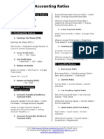 Accounting Ratios: A. Leverage / Gearing Ratios