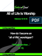 All of Life Is Worship