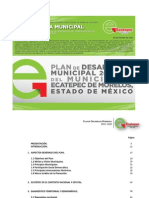 Plan de Desarrollo Municipal de Ecatepec de Morelos 2013 - 2015