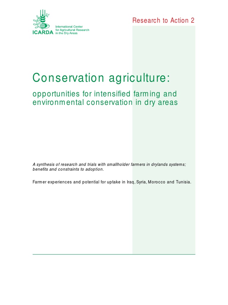 Conservation Agriculture | PDF | Agriculture | Crop Rotation