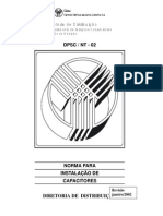 Norma para instalação de capacitores na Celesc