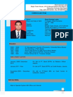 Curriculum Vitae: Personal Data