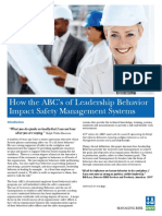 How The ABC's of Leadership Behavior Impact Safety Management Systems