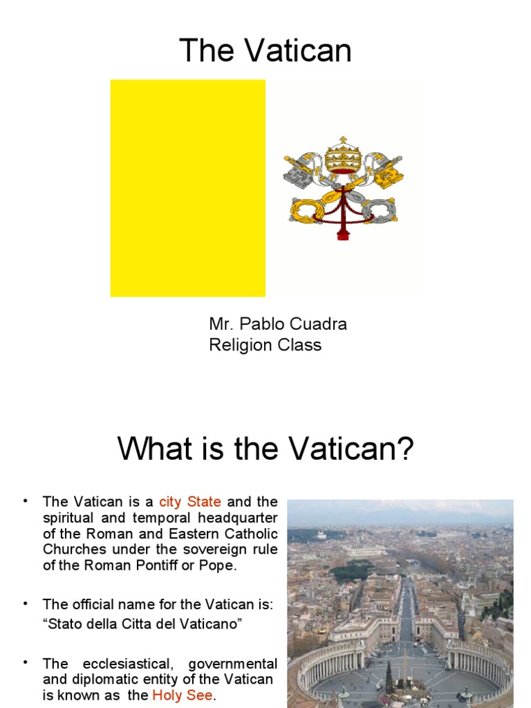 The Vatican | PDF | Vatican City | Holy See