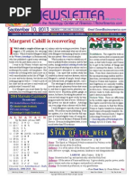 Astroamerica Newsletter Dated September 10, 2013