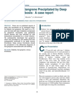 Diabetic Foot Gangrene in Dvt21