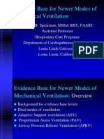 2007 Evidence Base for Newer Modes of Mechanical Ventilation