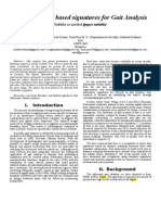 Novel Level Set Based Signatures For Gait Analysis: Subtitle As Needed (Paper Subtitle)