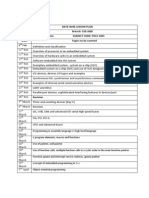 Date-Wise Lesson Plan Semester: 8Th Branch: Cse-A&B Subject: Embedded System Subject Code: Date Topics To Be Covered