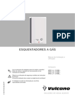 Instalação e utilização de esquentadores a gás