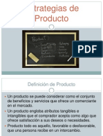 Estrategias de Producto