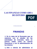 Las Finanzas Como Área de Estudio