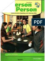 Person to Person Coummunicative Speaking and Listening Skills Starter Student Book