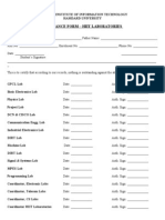 Clearance Form - Hiit Laboratories