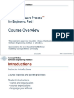 Course Overview: Personal Software Process For Engineers: Part I