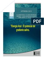 Energia Azul Potencial Gradiente Salino PDF