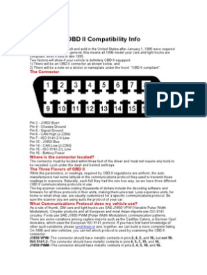 OBDII Compatibility