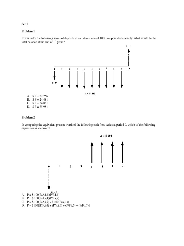 Engineering Economy Pdf Depreciation Interest