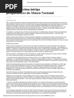 Múmia Kherima intriga pesquisadores do Museu Nacional