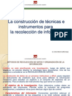 La Observación - Instrumentos de Investigación