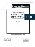 Business Plan - Writing an Effective
