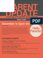 December Parent Update!