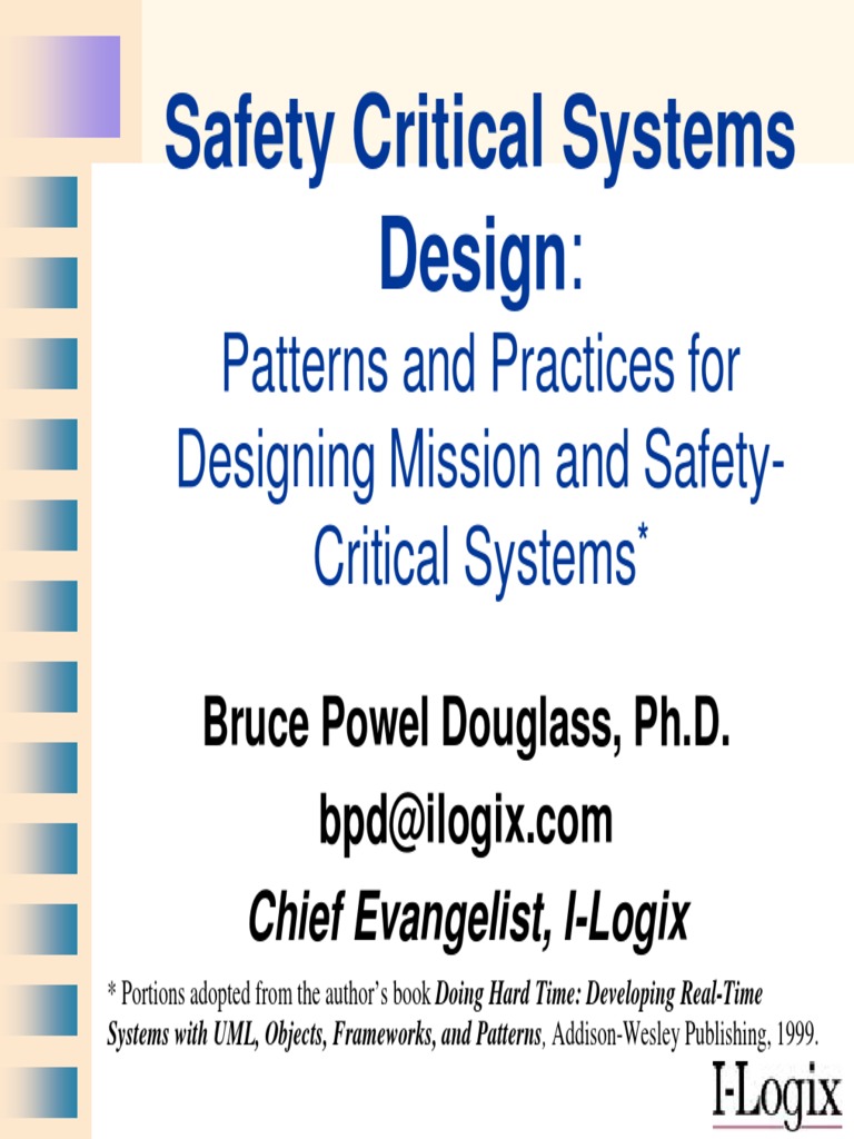 Safety Critical Systems Desing Safety Reliability Engineering