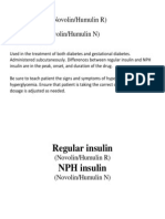 NURS 370CL (Drug Card Insulin)