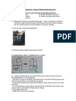 Unit 3 Chemistry Types of Reactions Lab