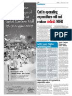 Thesun 2009-08-21 Page14 Cut in Operating Expenditure Will Not Reduce Deficit Mier