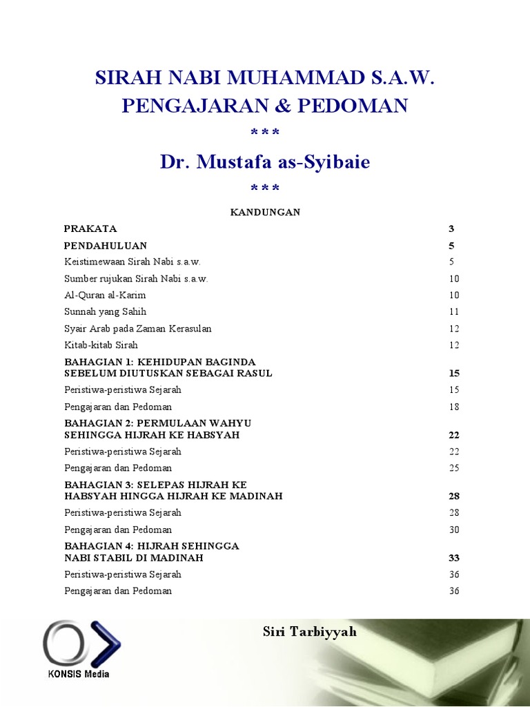 Mustafa As Syibaie Sirah Nabi Muhammad S A W Pdf