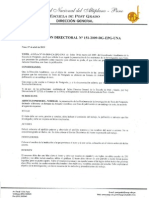 R.D. 151-2009-DG-EPG-UNA. PARA EL ARTÍCULO DE INVESTIGACIÓN