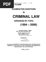Download Suggested Answers in Criminal Law Bar Exams  by Roni Tapeo SN190336127 doc pdf