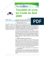 Travailler Et Vivre en Corée Du Sud 2009